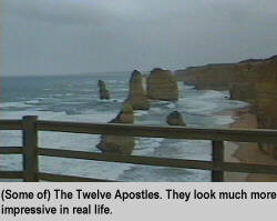 [(Some of) The Twelve Apostles. They look much more impressive in real life.]