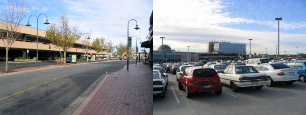 Chadstone on Sunday afternoon. Full car park, empty bus station.