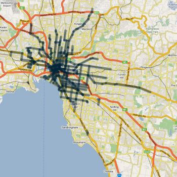 Melbourne: PT services every 15 minutes or better, weekend