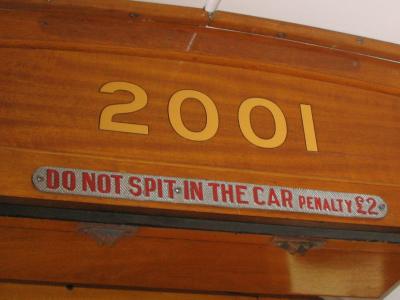 Do not spit in the car