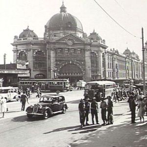 Flinders Street Station, 9th February 1945