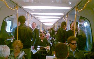 Comeng train interior