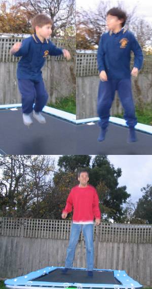 The ups and downs of trampolines