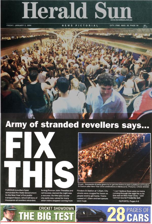 Herald Sun cover