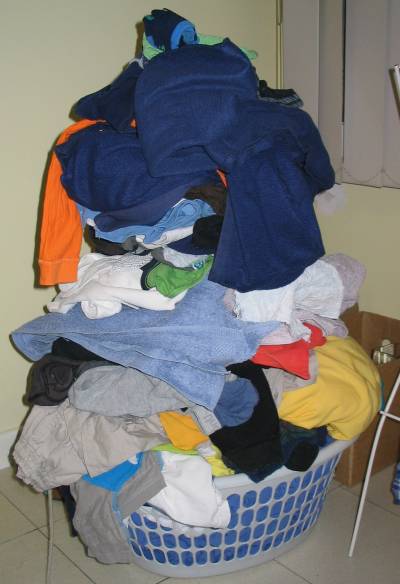 Laundry pile