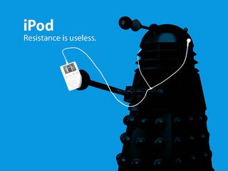 Dalek with iPod