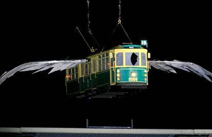 Flying tram - from BBC news online