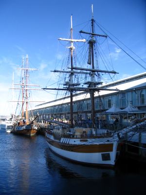 Sailing ships, Hobart