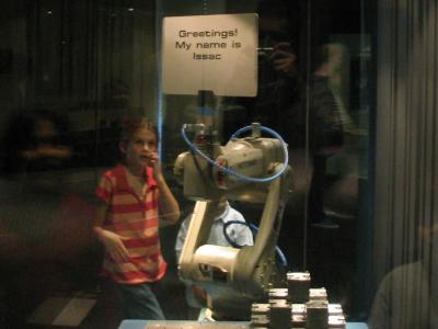 Issac the Powerhouse Museum robot
