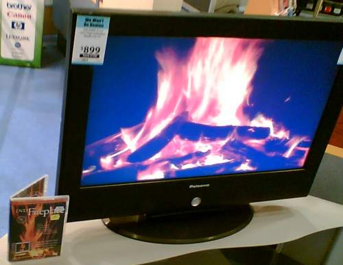 DVD fireplace
