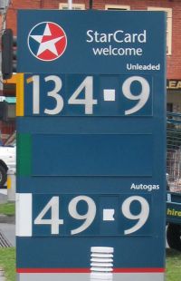 Petrol price 134.9