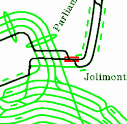 Clifton Hill conflicting moves, AM peak