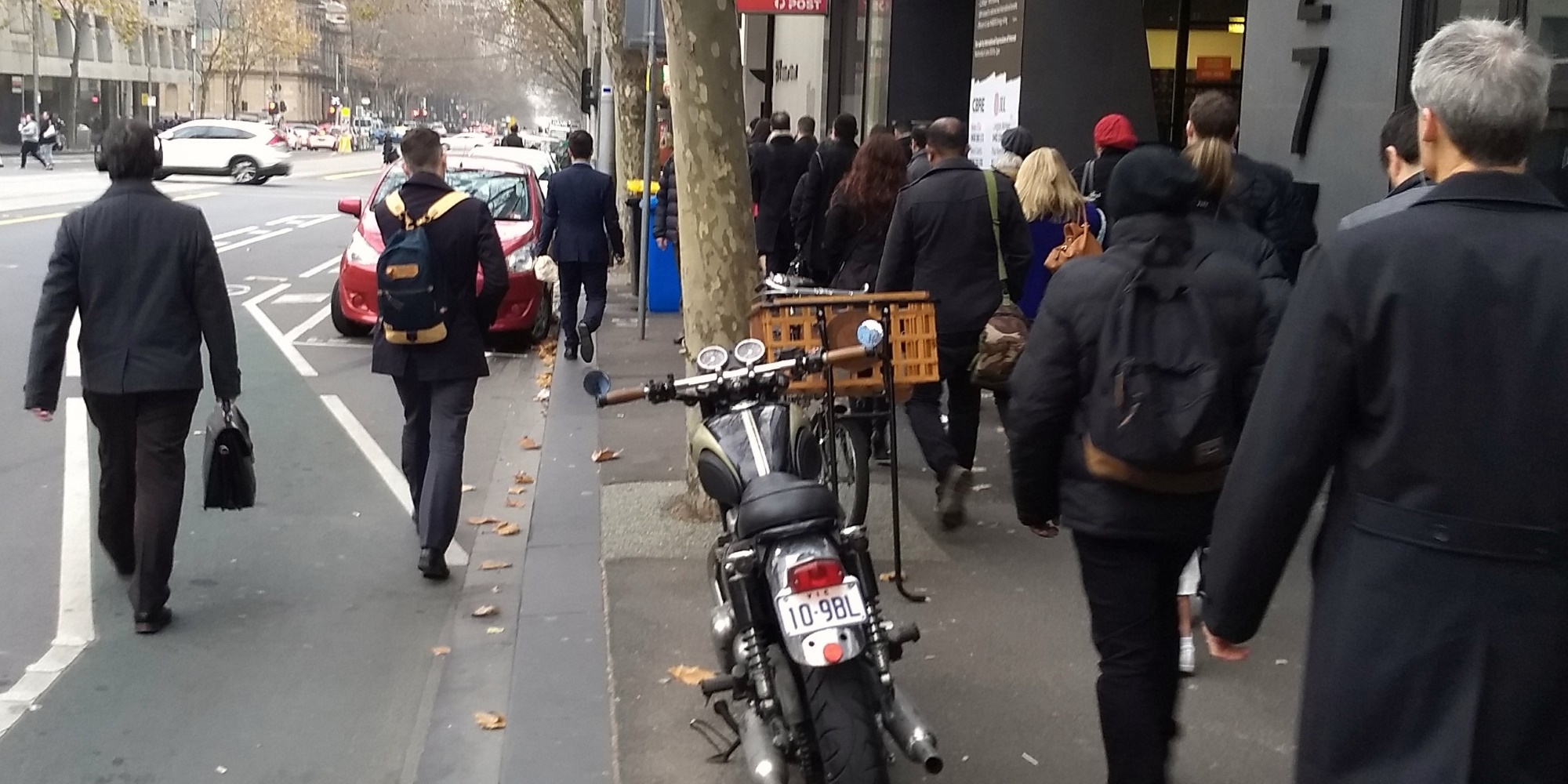 William Street, peak hour