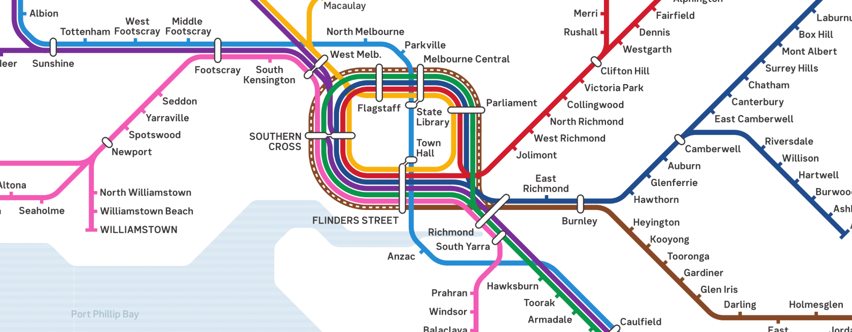 The rail map circa 2025 Daniel Bowen