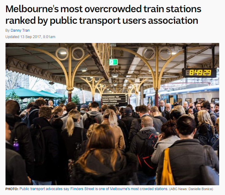 ABC story: most crowded stations