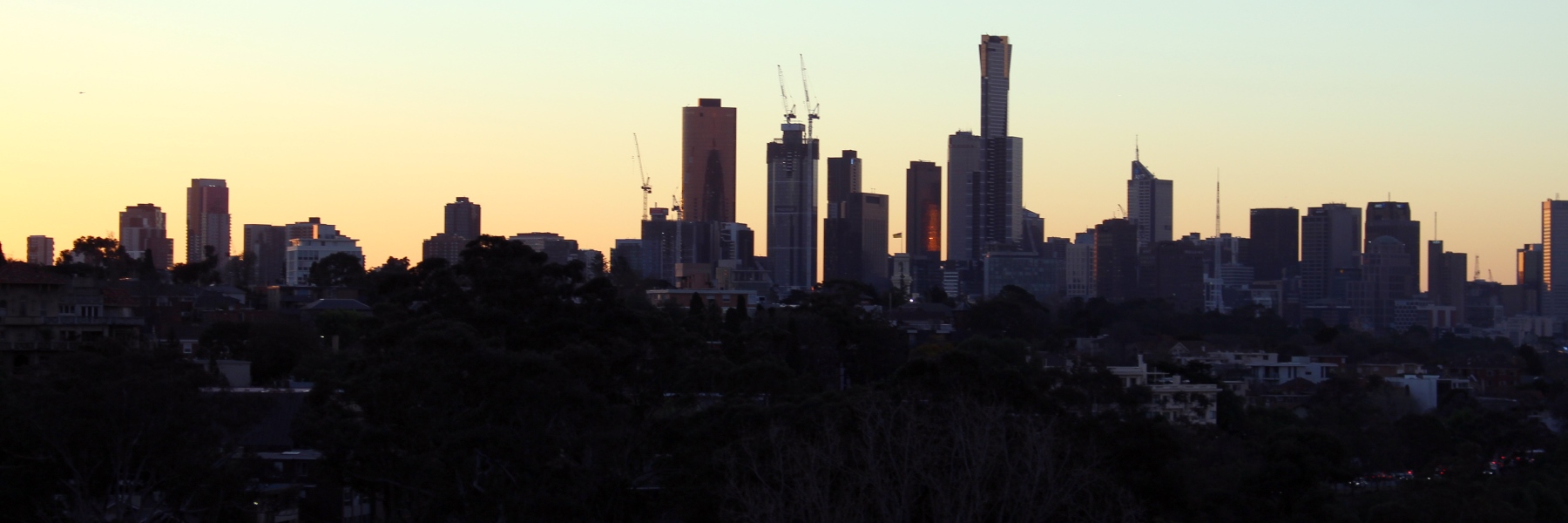 Melbourne at dusk