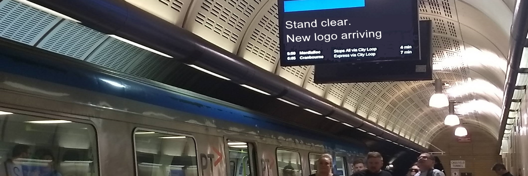 Stand clear, new logo arriving