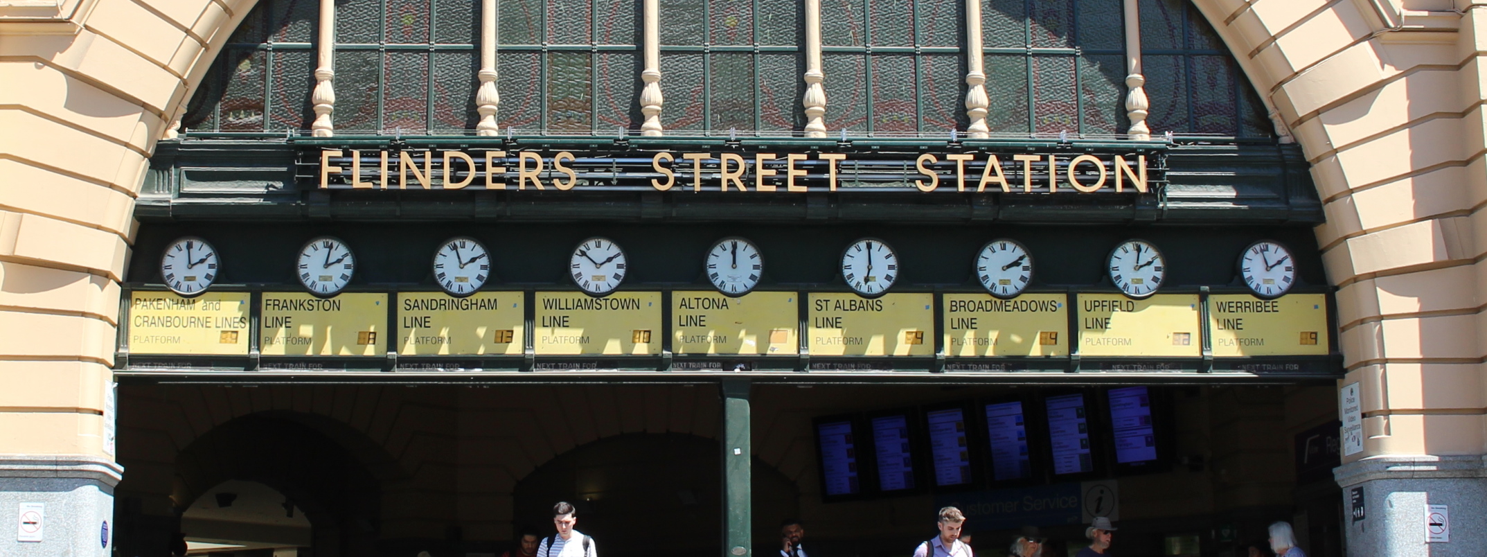 Flinders St Station entrance