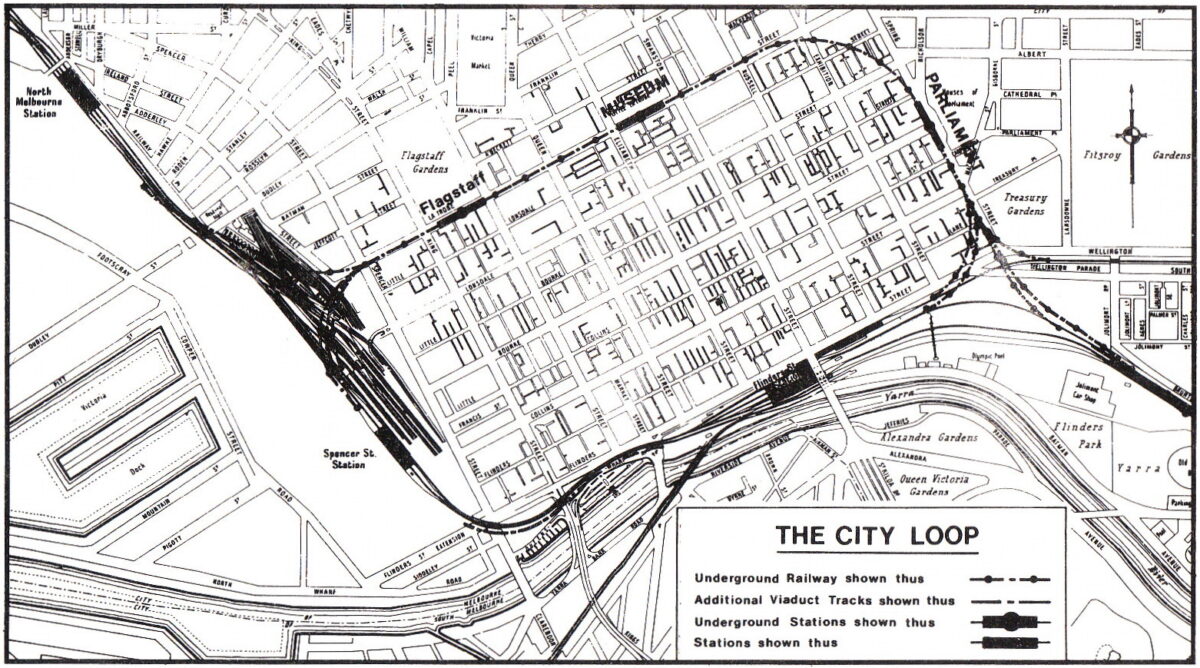 City Loop diagram from 1983