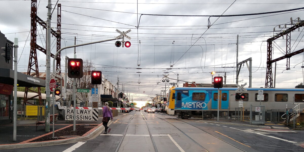 Glen Huntly level crossing