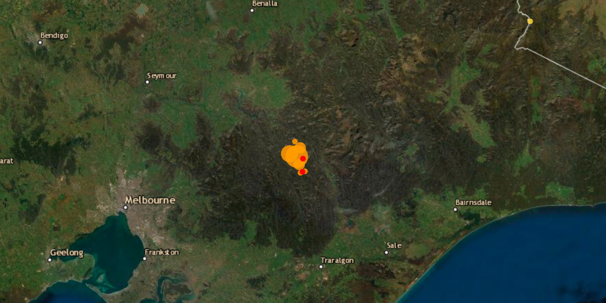 Earthquake map