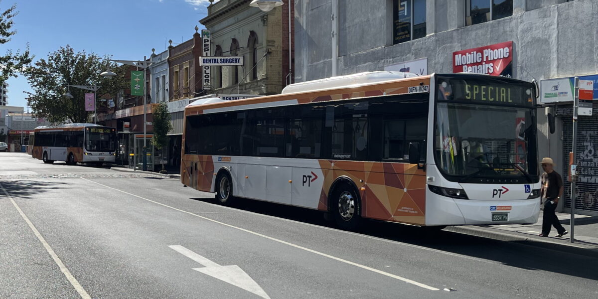 Buses in Footscray
